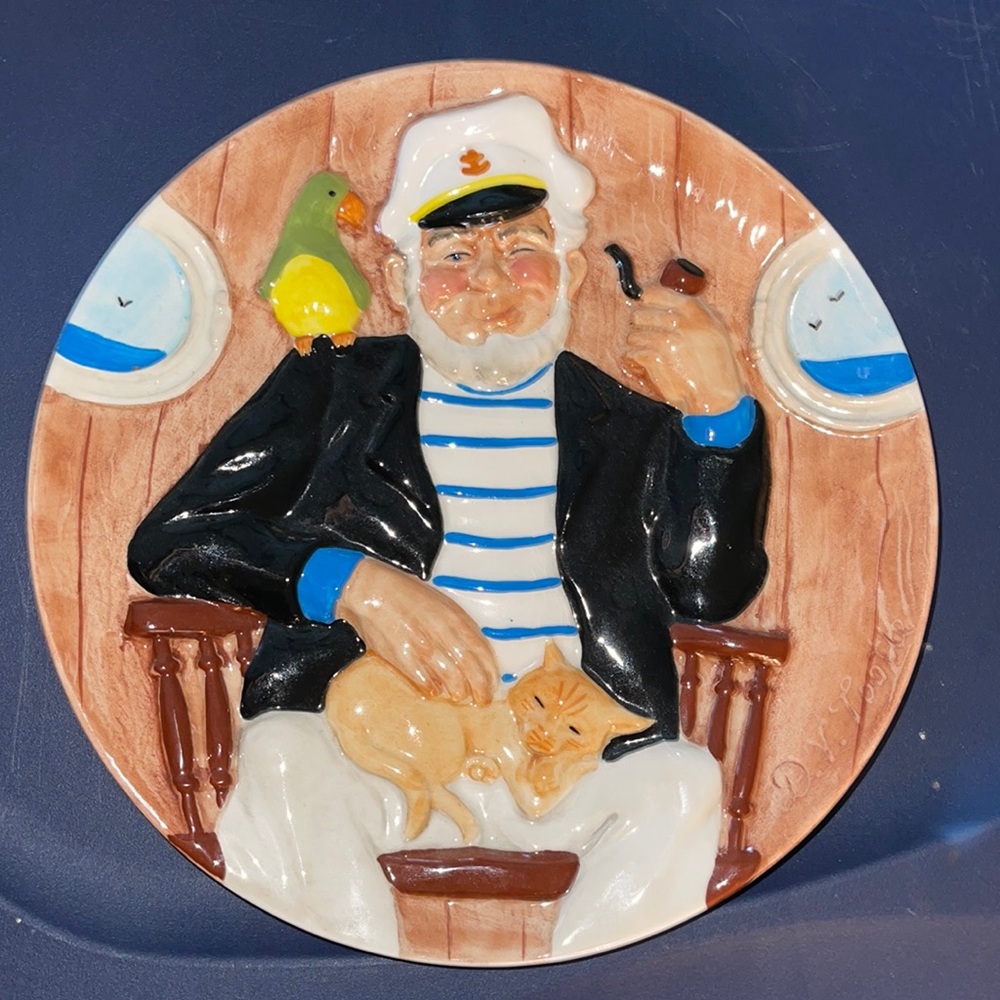 Hand painted and Numbered Toby Davenport Jack Tar 8 3/4”